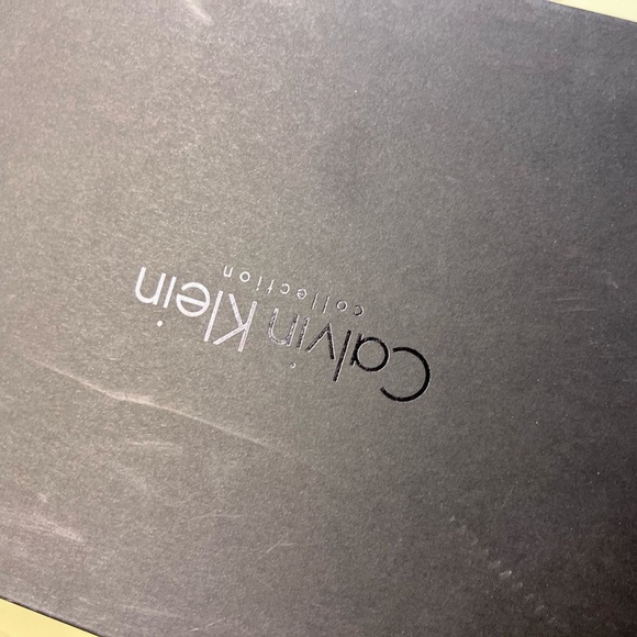 Calvin Klein Black and Gray Slip-On Loafers - Picture 9 of 9